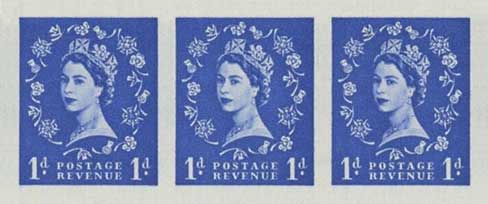 Frimerker med dronning Elizabeth II