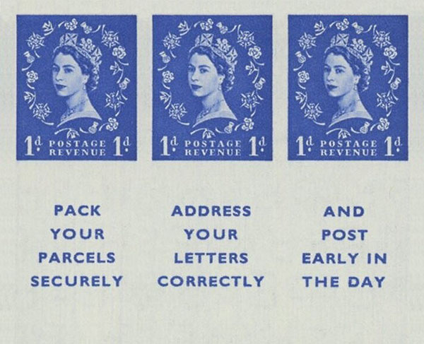 Stamps with Queen Elizabeth II
