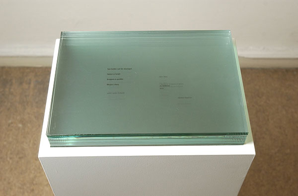 Kari Stiansen and Jørn H. Sværen, <cite>Encounters Text Image</cite>, Agder Contemporary Art Centre, Kristiansand, 2003