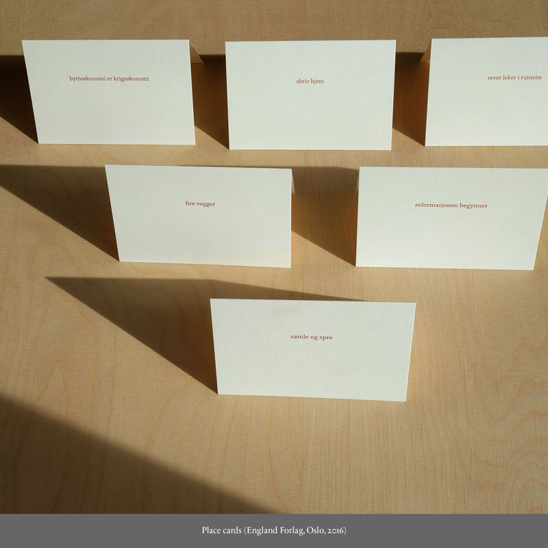 Place cards